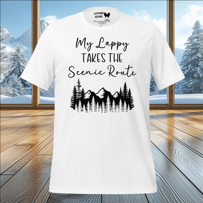 My Lappy Takes the Scenic Route T-Shirt – Adventure with Your Lapphund