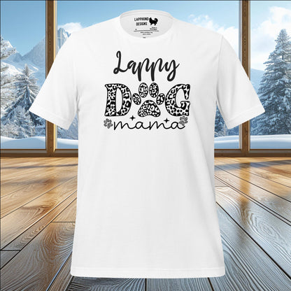 Lappy Dog Mama T-Shirt – Proud Lapphund Mom Apparel for Outdoor Adventures