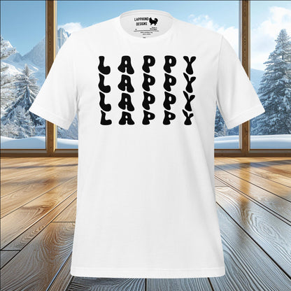 LAPPY Repeat T-Shirt – Fun, Bold Design for Lapphund Lovers