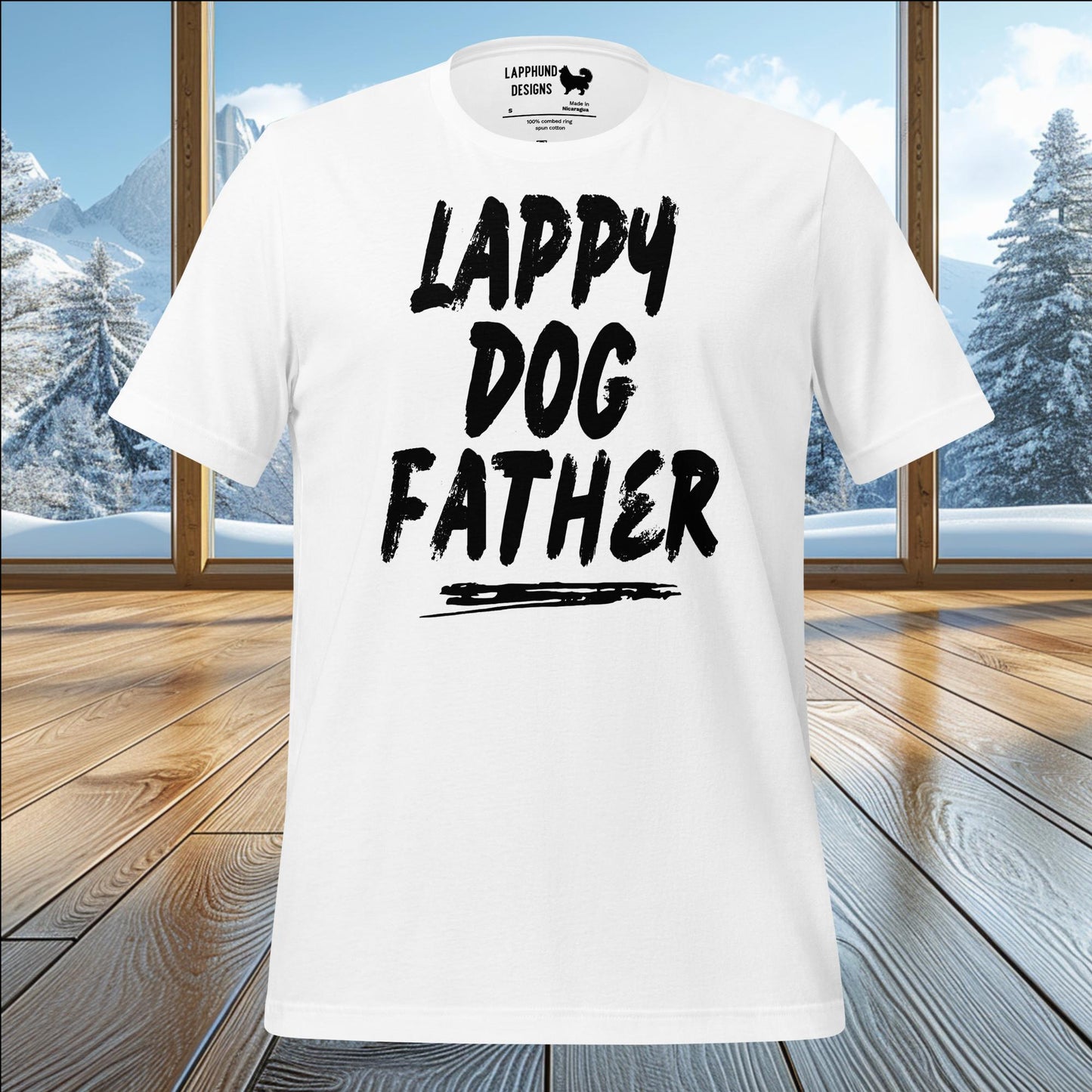 Lappy Dog Father T-Shirt – Perfect for Proud Lapphund Dads & Dog Lovers