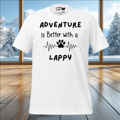 Adventure is Better with a Lappy T-Shirt – Perfect for Lapphund Owners & Outdoor Enthusiasts