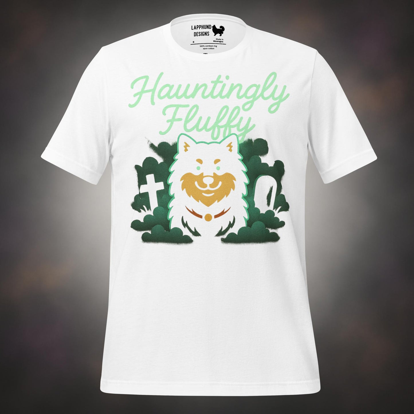 Finnish Lapphund Hauntingly Fluffy Halloween T-Shirt
