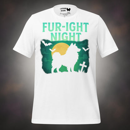 Finnish Lapphund Fur-ight Night Halloween T-Shirt