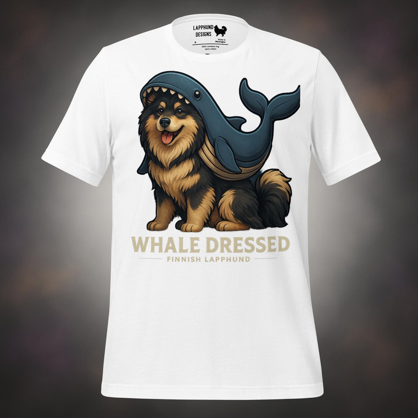 Finnish Lapphund Whale Dressed Halloween T-Shirt