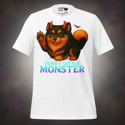 Finnish Lapphund Furry Little Monster Halloween T-Shirt