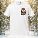 Finnish Lapphund Pocket Pup T-Shirt | Lapphund Designs
