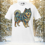 Finnish Lapphund Mosaic Spirit Lappy Style Tee | Lapphund Designs