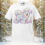 Finnish Lapphund Pastel Swirl Cloud Fantasy Illustration T-Shirt | Lapphund Designs