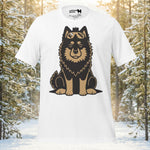 Finnish Lapphund Summit Goggles T-Shirt | Lapphund Designs
