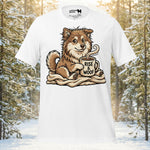 Finnish Lapphund Rise & Woof Coffee T-Shirt | Lapphund Designs