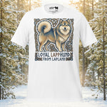 Finnish Lapphund Loyal Lapphund from Lapland Heritage Graphic T-Shirt | Lapphund Designs