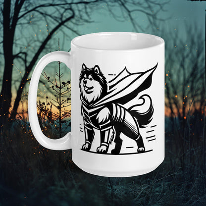 Super Lapphund Mug – Finnish Lapphund Hero Halloween Design